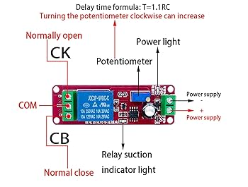 Amazon.com: HiLetgo NE555 DC 12V Delay Timer Switch